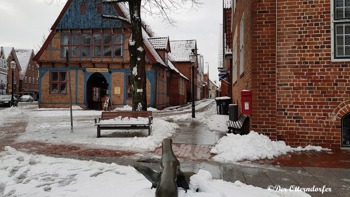 Schneefall in Otterndorf am 18.01.2018||Schneefall in Otterndorf am 18.01.2018