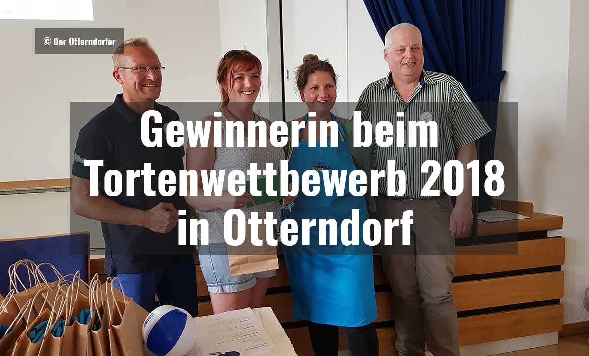 Gewinnerin beim Tortenwettbewerb 2018 in Otterndorf||Die Jury beim Tortenwettbewerb 2018 in Otterndorf||Tortenwettbewerb 2018 in Otterndorf - Die Siegertorte "Himmbeertraum am Nordseestrand"||Tortenwettbewerb 2018 in Otterndorf - Zweiter Platz "Moin Moin"||Tortenwettbewerb 2018 in Otterndorf - Dritter Platz "Sommertraum"||Gewinnerin beim Tortenwettbewerb 2018 in Otterndorf