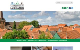 Launch Webseite Samtgemeinde Land Hadeln||