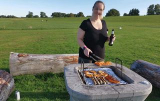 Grillen am Deich in Otterndorf