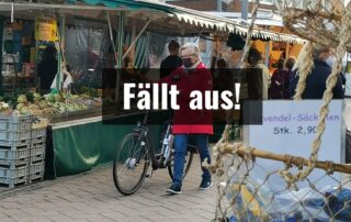 Wochenmarkt in Otterndorf fällt aus