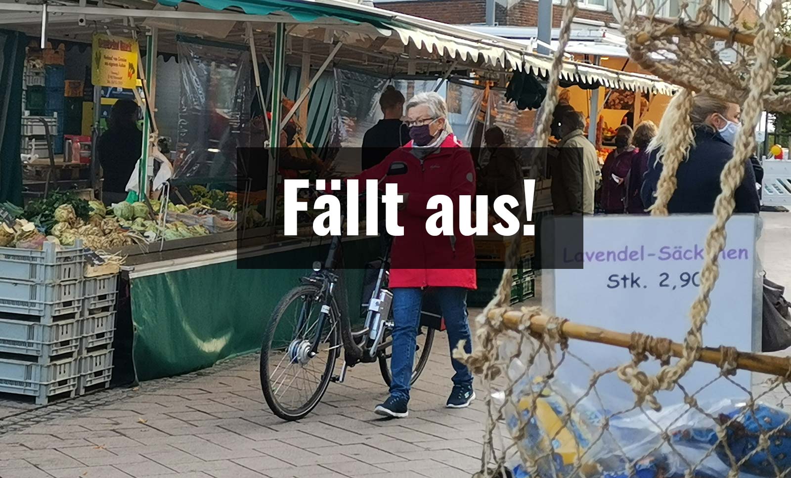 Wochenmarkt in Otterndorf fällt aus